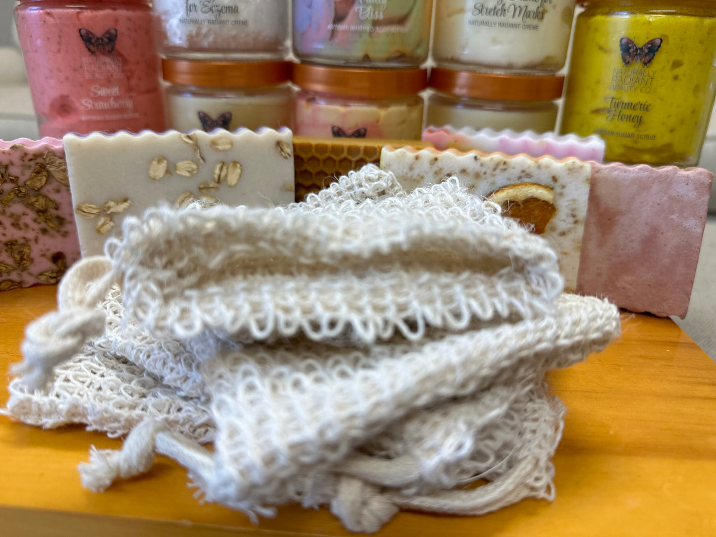 Natural Sisal Soap Saver Bag image 1