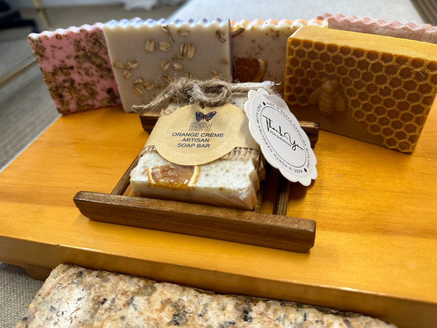 Natural Wood Soap Holder image 1