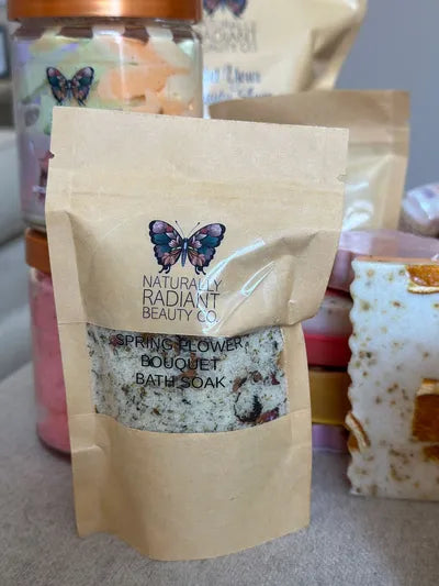 Spring Flower Bouquet Epsom Salt Bath Soak image 2
