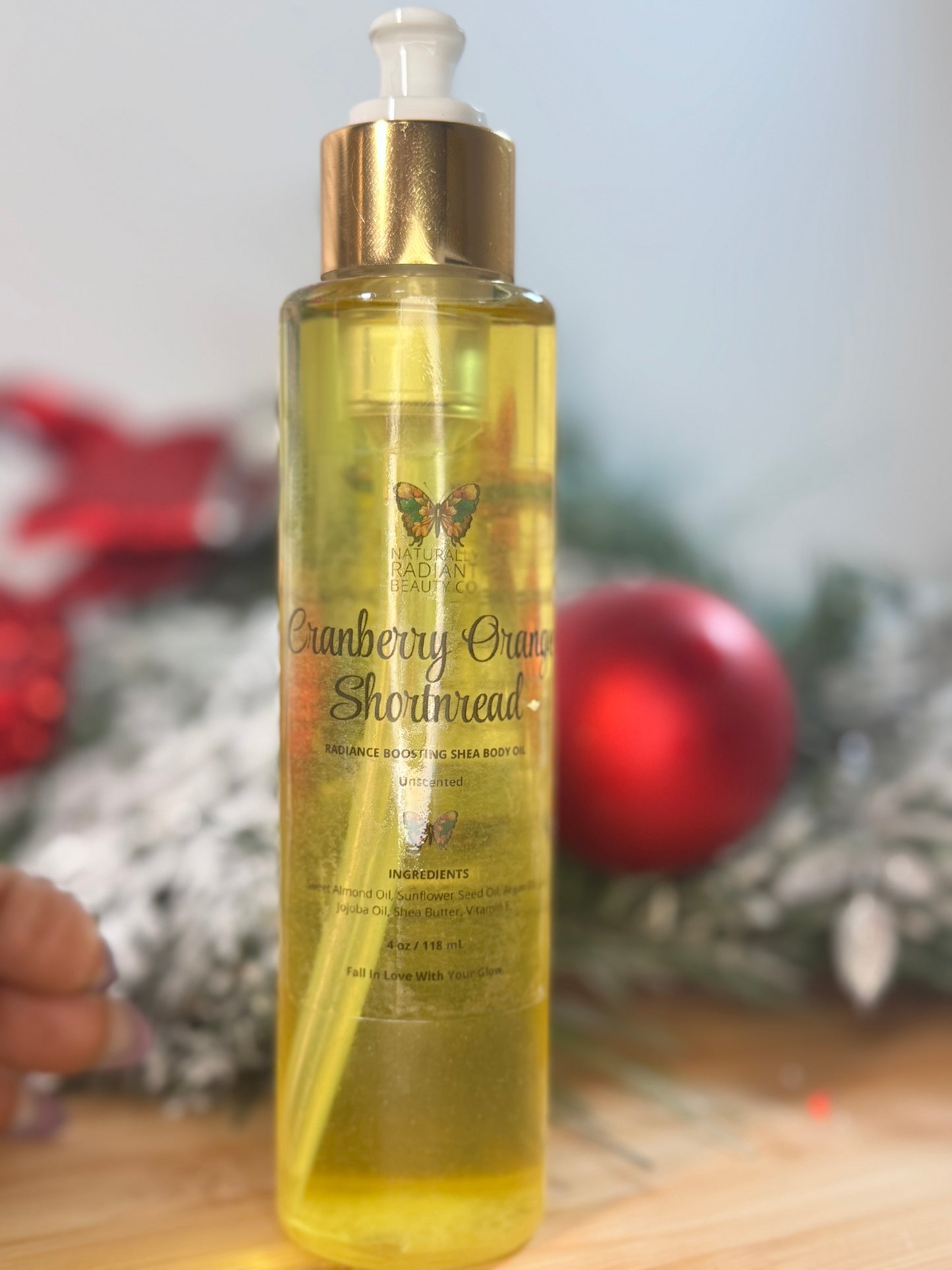 Cranberry Orange Shortbread Shea Body Oil