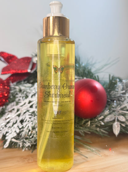 Cranberry Orange Shortbread Shea Body Oil