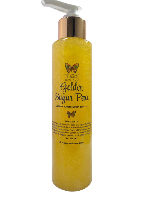 Golden Sugar Pear Shea Body Oil